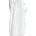 Hello Molly Whiskey Sour Mini Dress Bodycon Ruched White Womens Size S Photo 3