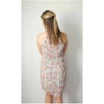 RD Style NWT  Hannie Cross Over Halter Dress - Neutral Green Floral Size Small‎ Photo 2