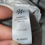 Athleta Women’s Sz 4 Linen Pants in White Style #213046 Photo 5