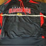 Large Chicago Blackhawks Hoodie Sweatshirt NHL Licensed Sports Fans Hockey Red Photo 3