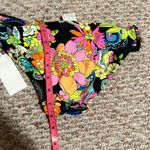 Trina Turk NWT Monaco Shirred Bikini Black Multi- Size 4 Photo 7