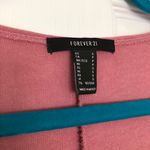 Forever 21 Like New Knit Crop top In Dusty Rose With Deep V-neck & Surplice Detail Size Small Photo 2