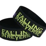 Black and Green Falling In Reverse Wristbands Photo 3