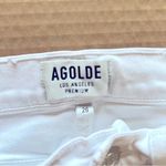 AGOLDE  ankle skinny distressed jeans, white, size 26 Photo 2
