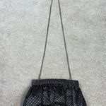 Betsey Johnson Vintage 90s 00s Y2K Satin Black Silver Polka Dot Evening Bag Photo 2