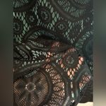 Paper Dolls Paper Doll size 7 dress with mint green sheath dress and black overlay. Photo 2