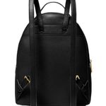 Michael Kors NWT--VALERIE-BLACK PEBBLED LEATHER BACKPACK Photo 4