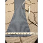 Something Navy  Ribbed wide leg pants, cashmere blend, slate blue,size medium Photo 7