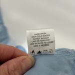 LA Hearts L.A. Hearts Blue Bustier Crop Top XS Long Sleeve Smocked Back V Neck Photo 9