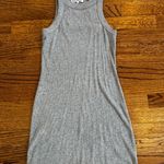 Reformation  Ribbed Cotton Tank Dress Size Small in Grey!! Photo 0