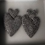 ZARA  DOUBLE HEART EARRINGS Photo 5