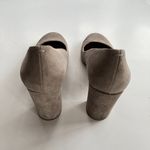 Franco Sarto  Women's Aziza Pump Size 7M Taupe‎ Tan Suede Block Heel Shoe … Photo 6
