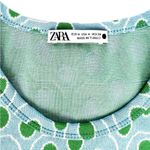 ZARA Light Blue Crop Top Medium Photo 4