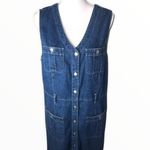 Faded Glory 90’s Vintage  Buttoned Down Sleeveless Denim Dress Photo 66