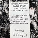 Ramy Brook NWT  Cassie Crochet Knit Boho Mini Dress | Sz Small | Black & Silver Photo 12