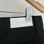 RE/DONE  Jeans Womens 29 Black Low Rise Rider Loose Baggy Wide Leg Slits Denim Photo 4