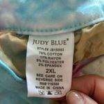 Judy Blue Women's Tie-Dye Shorts - Pink, Yellow, Blue, Stretch Denim 2XL Photo 5