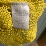 YA Los Angeles Ya Crochet Tank Size Small Boho Festival Concert Top Yellow Golden Photo 2