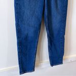 American Eagle  Mom Jeans Blue Denim Stretch AE Womens High Rise Medium Wash SZ 4 Photo 5