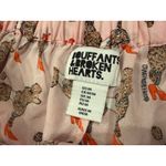 Bouffants and Broken Hearts Poodle Dog Heels Shorts Pajama Set Medium PJs Pink Photo 2