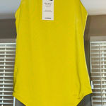 EXPRESS  Vibrant Yellow Sleeveless Bodysuit Photo 0