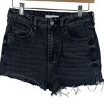 PacSun  Women’s High Rise Mom Denim Shorts in Black Size 26 Photo 2