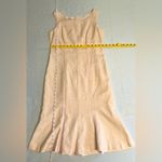Vintage J.G. Hook Sleeveless Blush Pink Mermaid Linen Rayon Blend Dress Size 8 Photo 6