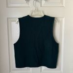 Pendleton Vintage  Large Women Wool Green & Gold Button Down Vest Photo 1