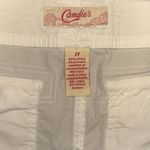 Candie's Vintage Candie’s Women’s White Cargo Shorts Adjustable Drawstring Hem Size XL Photo 6