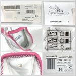 Moncler Lunarove Low Top Sneakers White Pink Size EU 40 US 10 NEW Photo 15