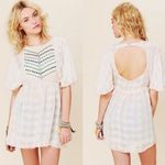 Free People  | New Romantics | Rainbow Sheer Flower Bud Embroidered Tunic Photo 1