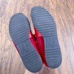 Paul Green • Sandy Sneaker red leather suede Super Soft trainer zip laceup Photo 9