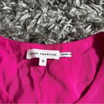 Good American 
Good Touch Cutaway Woven Tank In Hawiian Pink size 0 Photo 3