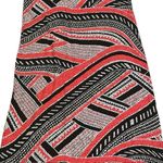 Chico's  0 Maxi Dress Sleeveless‎ Casual Summer Red Black Pattern Size 4 Photo 8