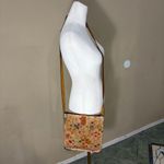 Patricia Nash Vtg Purse Leather Floral Buckle Front Crossbody Bag Boho Peasant Photo 4