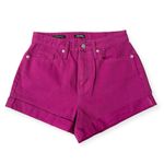 Wild Fable Magenta/Hot Pink Highest Rise Mom Denim Shorts NWT Photo 4
