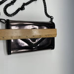 Simply Vera Wang Mirrored Wallet Clutch Purse Chain‎ Crossbody Bag Purple Photo 7