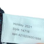 Marine layer Penny Lurex Pleated Midi Dress Women’s Size Medium Black Tie Waist Photo 12