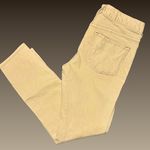 Free People  pale yellow/tan straight leg ankle jeans sz 28 Photo 1