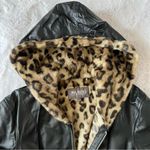 wilson's leather Vintage Leather and Leopard Hooded Winter Coat 🔥 Photo 5