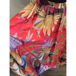 Rachel Zoe Maxi Skirt Full floral Tropical Vaca Cruise Summer Large L Bright Photo 1