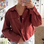 Treasure & Bond  Red Utility Jacket Photo 0