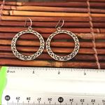 Silpada  Sterling Silver Filigree Hoop Earrings Photo 4