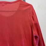 New York And Company  sweater Soft red cardigan with 3/4 sleeves button front XL Photo 8