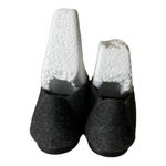 Stuart Weitzman  Gray Embroidered Floral Beaded Flats Size 6N Photo 7