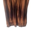 Agenda‎ Y2k Women's Size Large Brown 2000s V Neck Blouse Photo 2