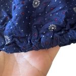 Banjamth Blue Peacock Lightweight Soft Gypsy Festival Abstract Bohemian Women’s Size M Photo 6