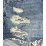 Garage Denim Women's Mom Shorts High Rise Distressed Blue Size 26/3 Photo 3