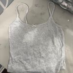 Garage  Tank Top Cropped with bow heather gray Photo 0