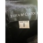 Jessica McClintock Black Strapless Lace Bodice Evening Gown Formal Dress Size 8 Photo 5